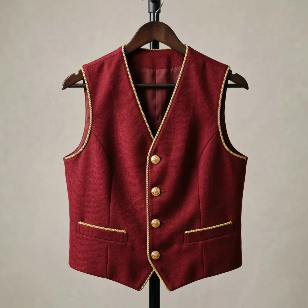 Bellboy uniform waistcoat