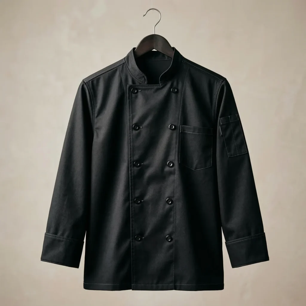 Black chef coat