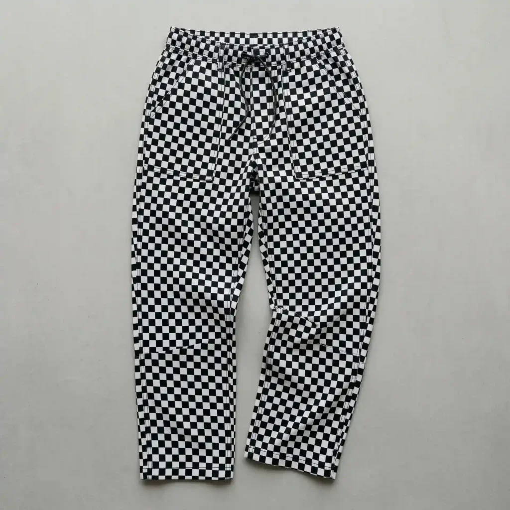 Chef uniform checkered pants (2)