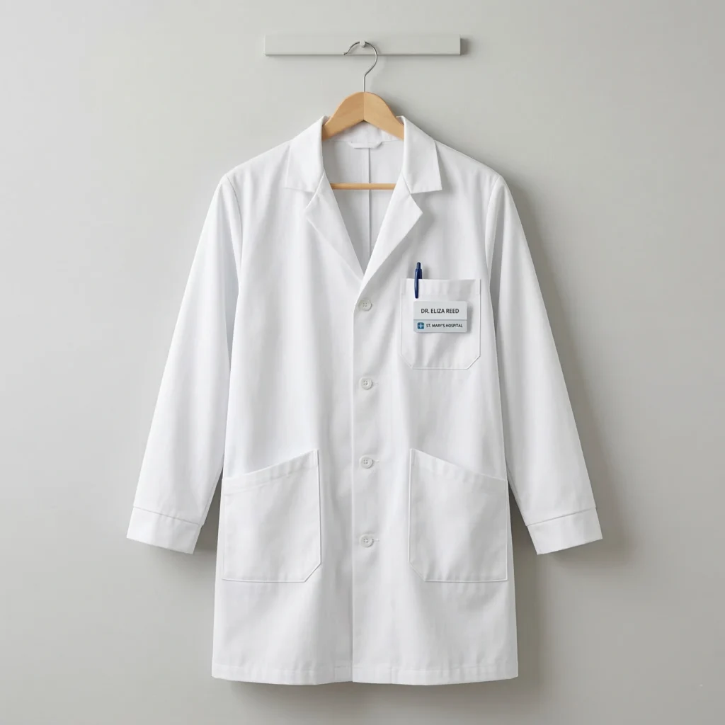 Clinical staff lab coat