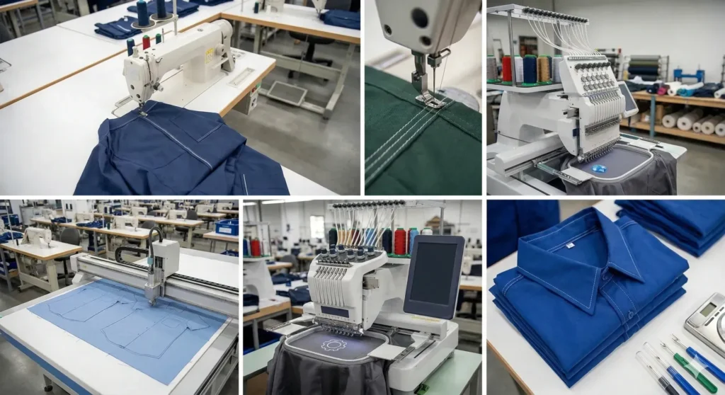 Construction Uniform Stitching