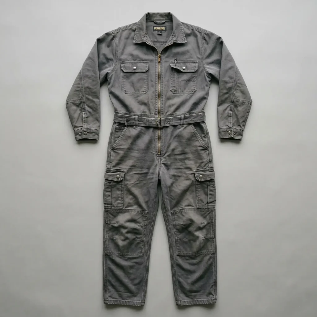 Heavy-duty construction coveralls
