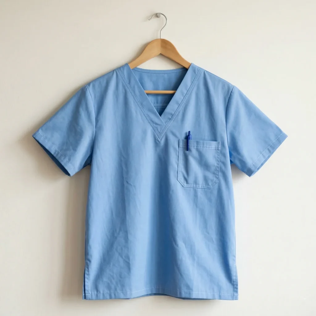 Laboratory scrub top