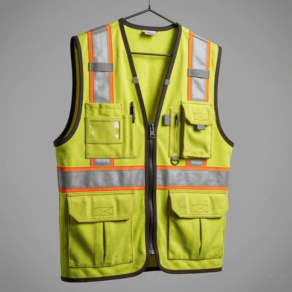 Multi-pocket utility safety vest