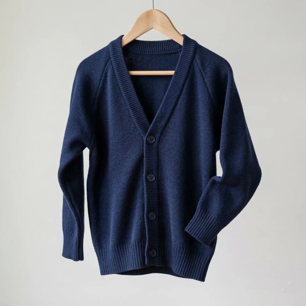 Primary school uniform cardigan