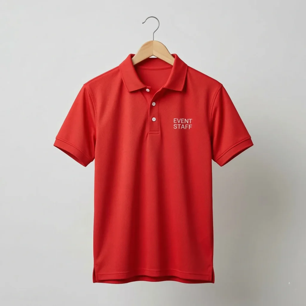 Promotional staff polo shirt