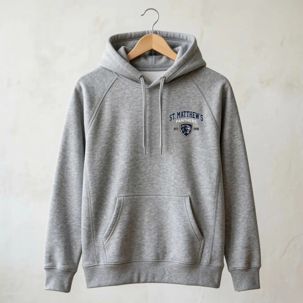 School sports hoodie