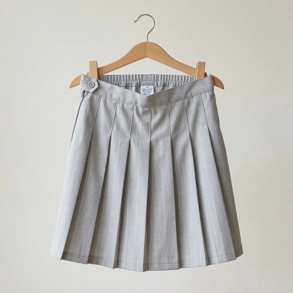 Summer girls pleated skirt