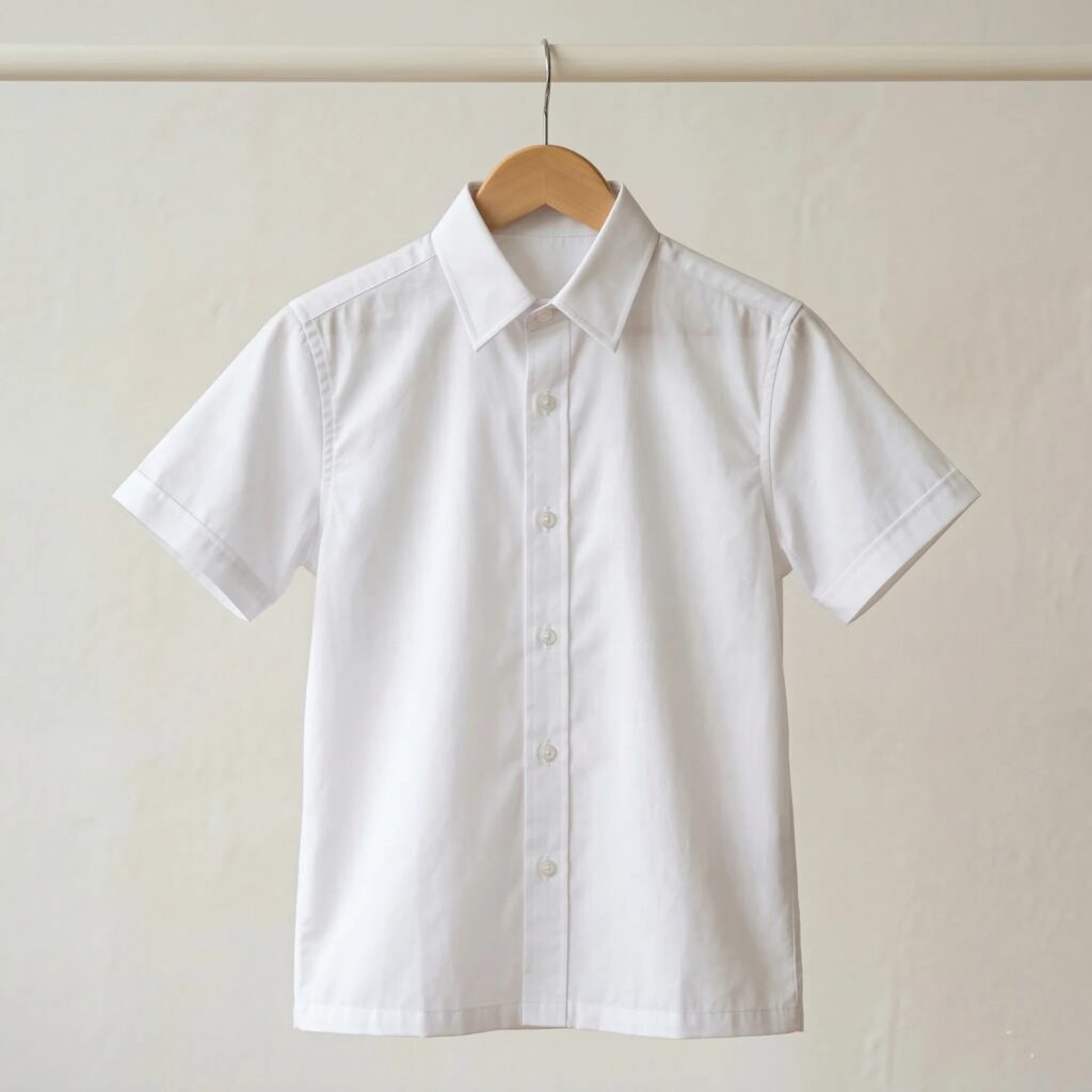 Summer school uniform shirt