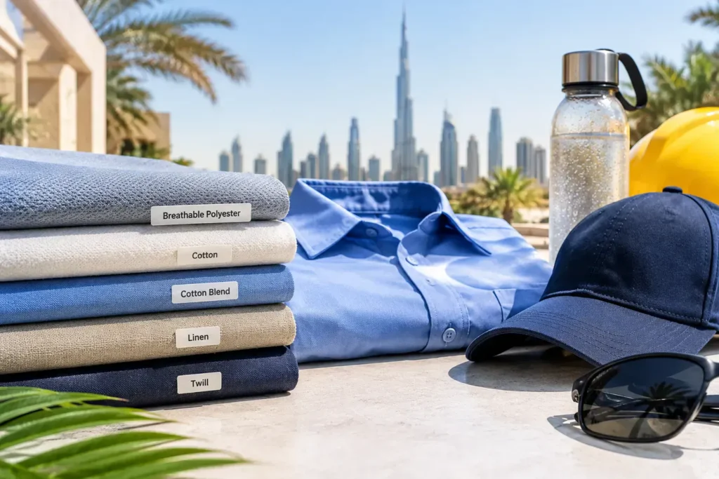 best uniform fabric for Dubai heat